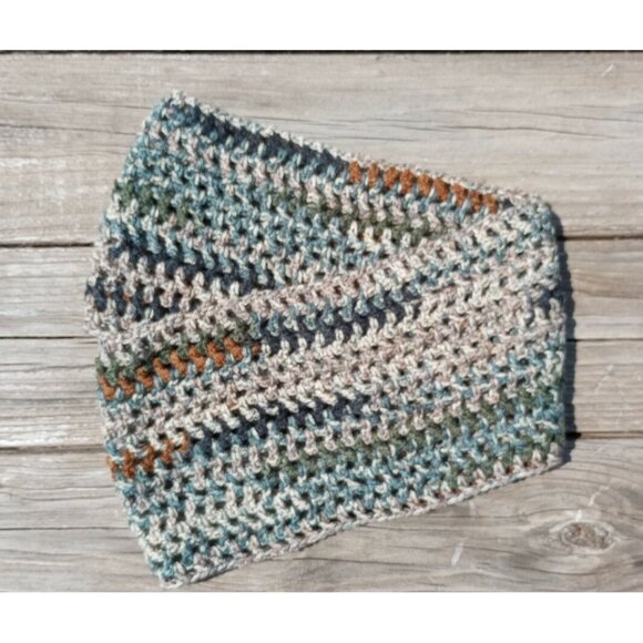 Men's Hipster Infinity Scarf Cowl Camouflage Green Black Brown Hunting Woodsy OS - Picture 6 of 9